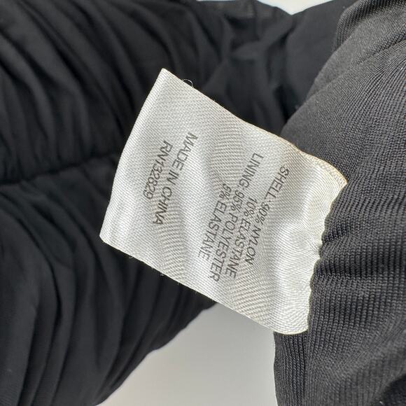 MAJORELLE Giules Gown Dress Black Ruffled Overlay Size Medium NEW NWT - Picture 10 of 11